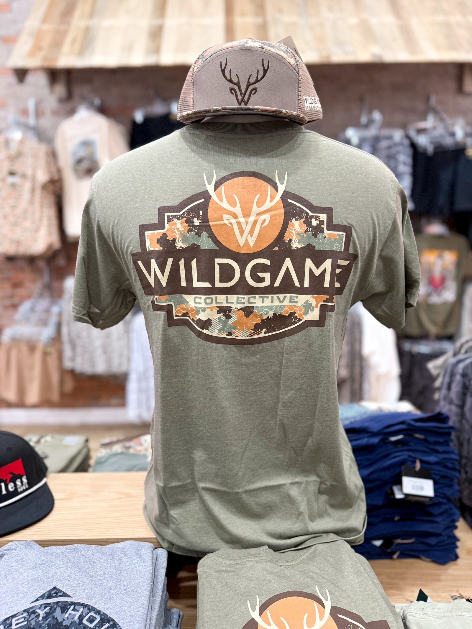 WILDGAME Camo Logo Tee