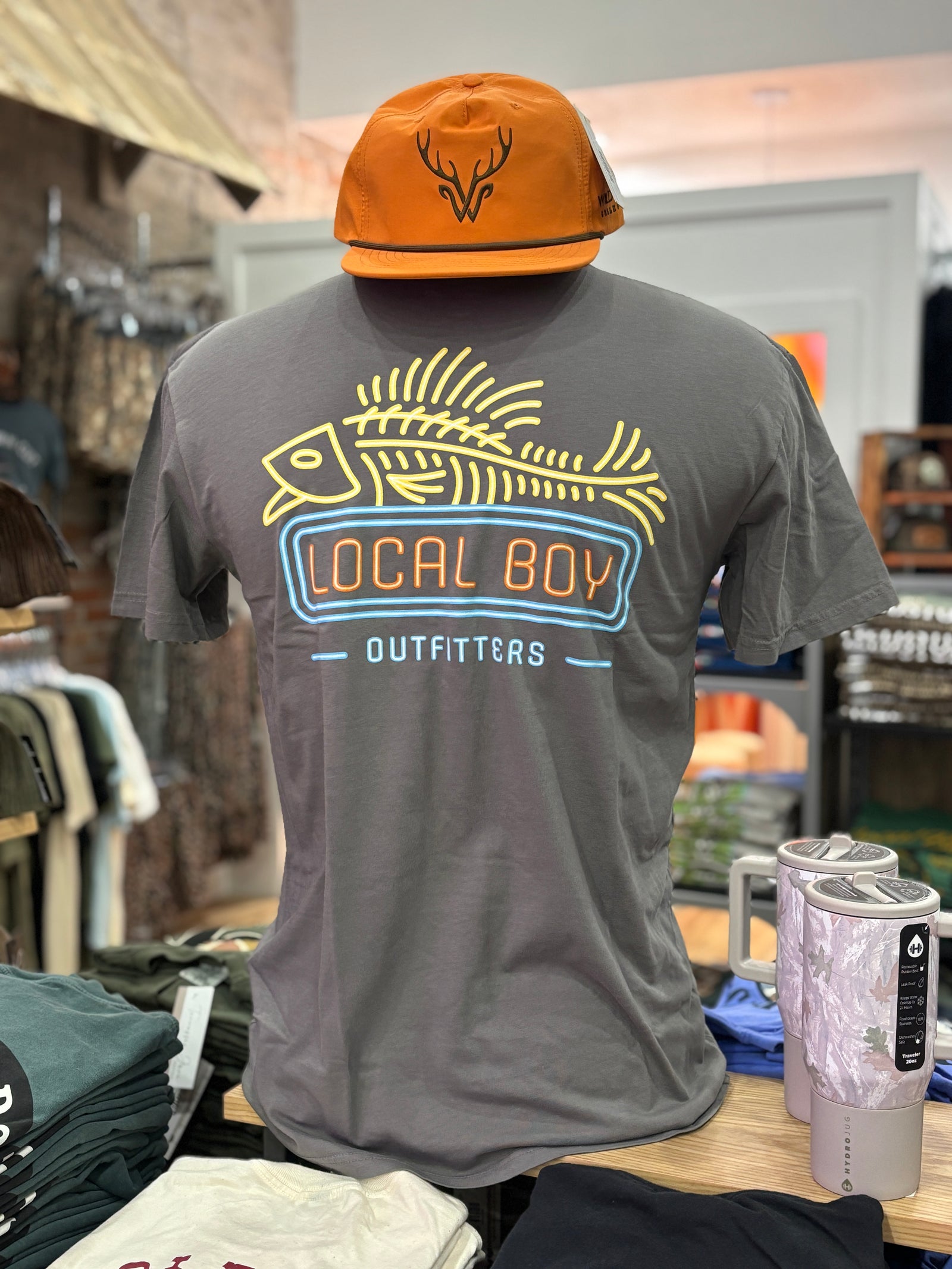 Local Boy Neon Fossil Tee