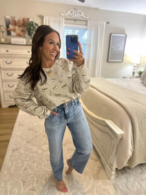 Reilly High Rise Slim with Patch Pocket