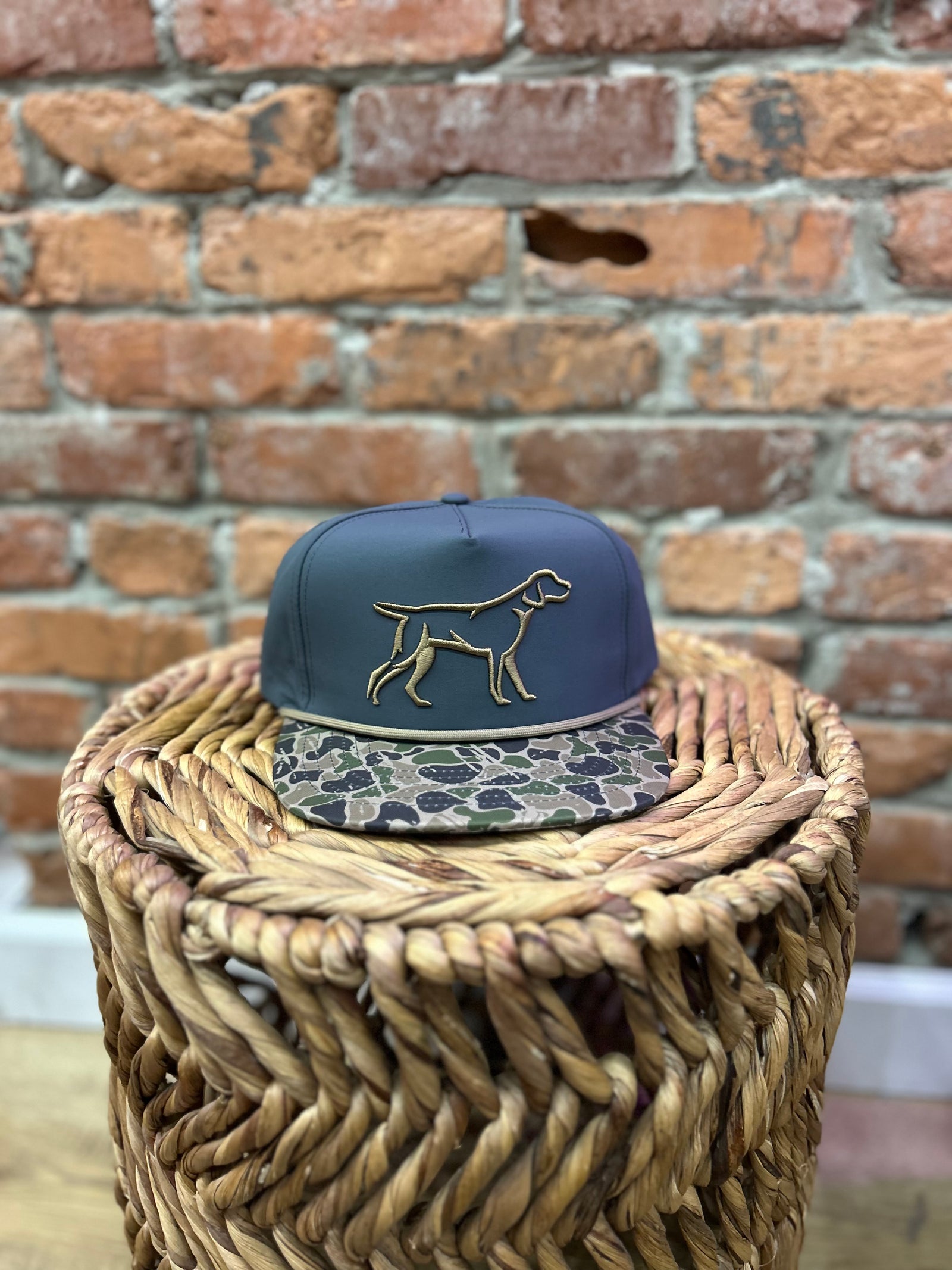 Fieldstone Grey Camo Bill Performance Rope Hat