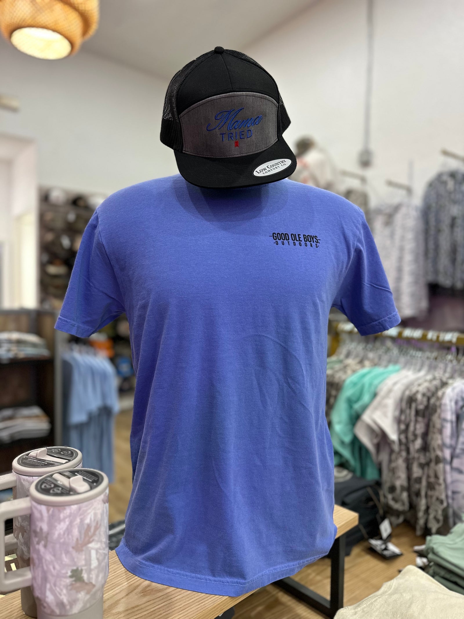 GOB Lab & Mallard Tee - Bright Blue