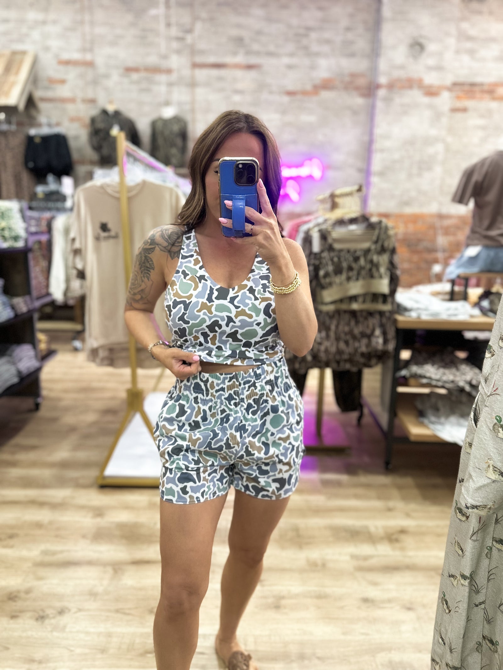 Local Girl Athletic Tank Top - Localflage Bluff