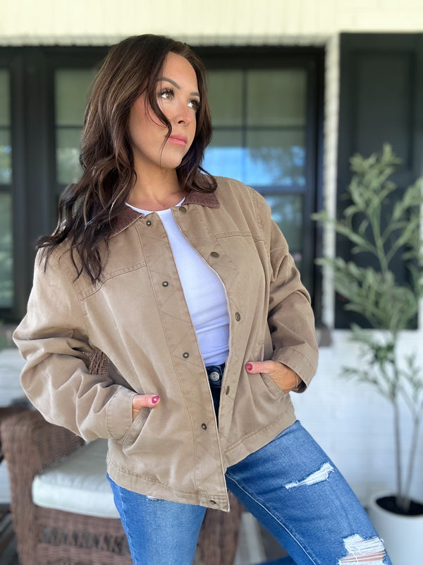Cheyenne Corduroy Barn Jacket - Tennessee Jane