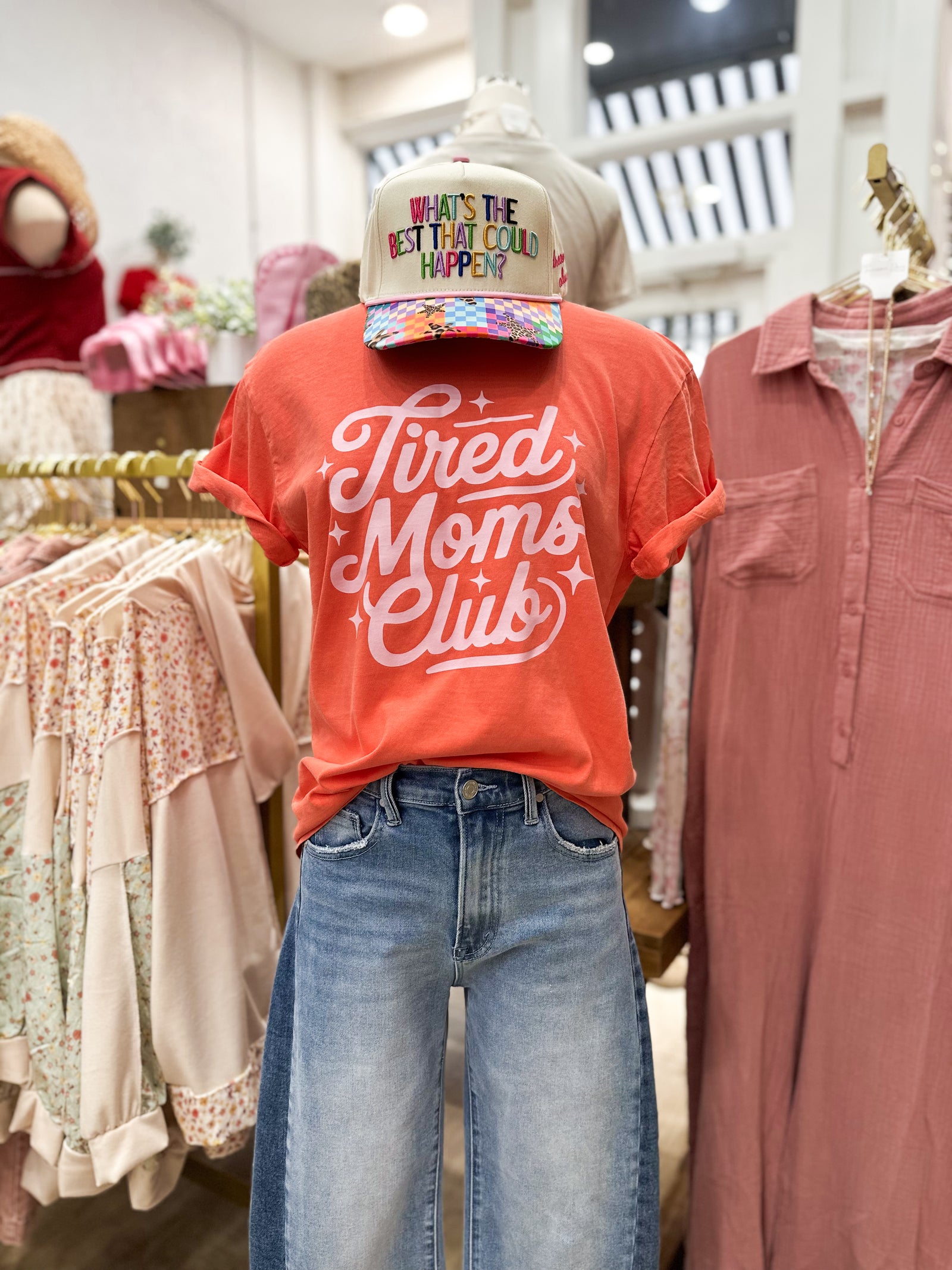 Tired Moms Club Comfort Colors Tee