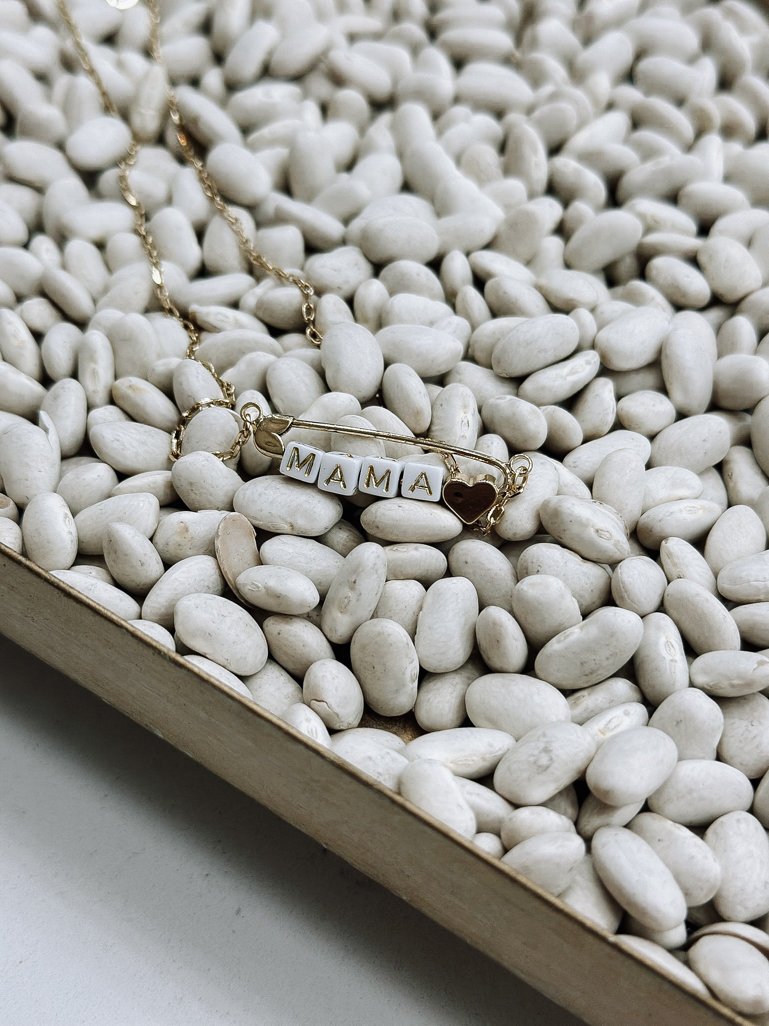 Mama Letter Bead Necklace