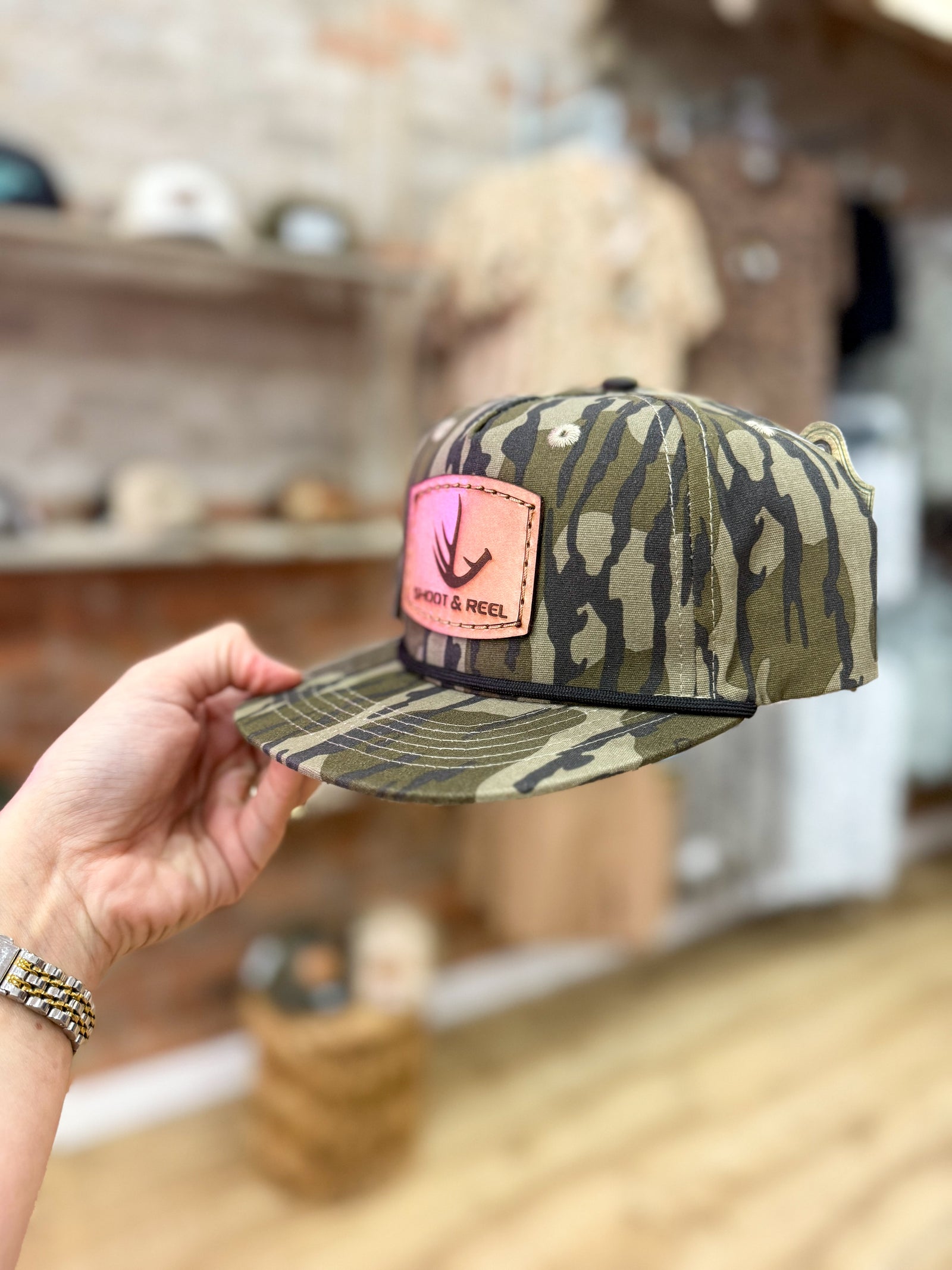 YOUTH- Bottomland Antler Patch Goat Rope Hat