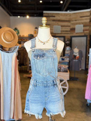 Just a Little Country Denim Overalls