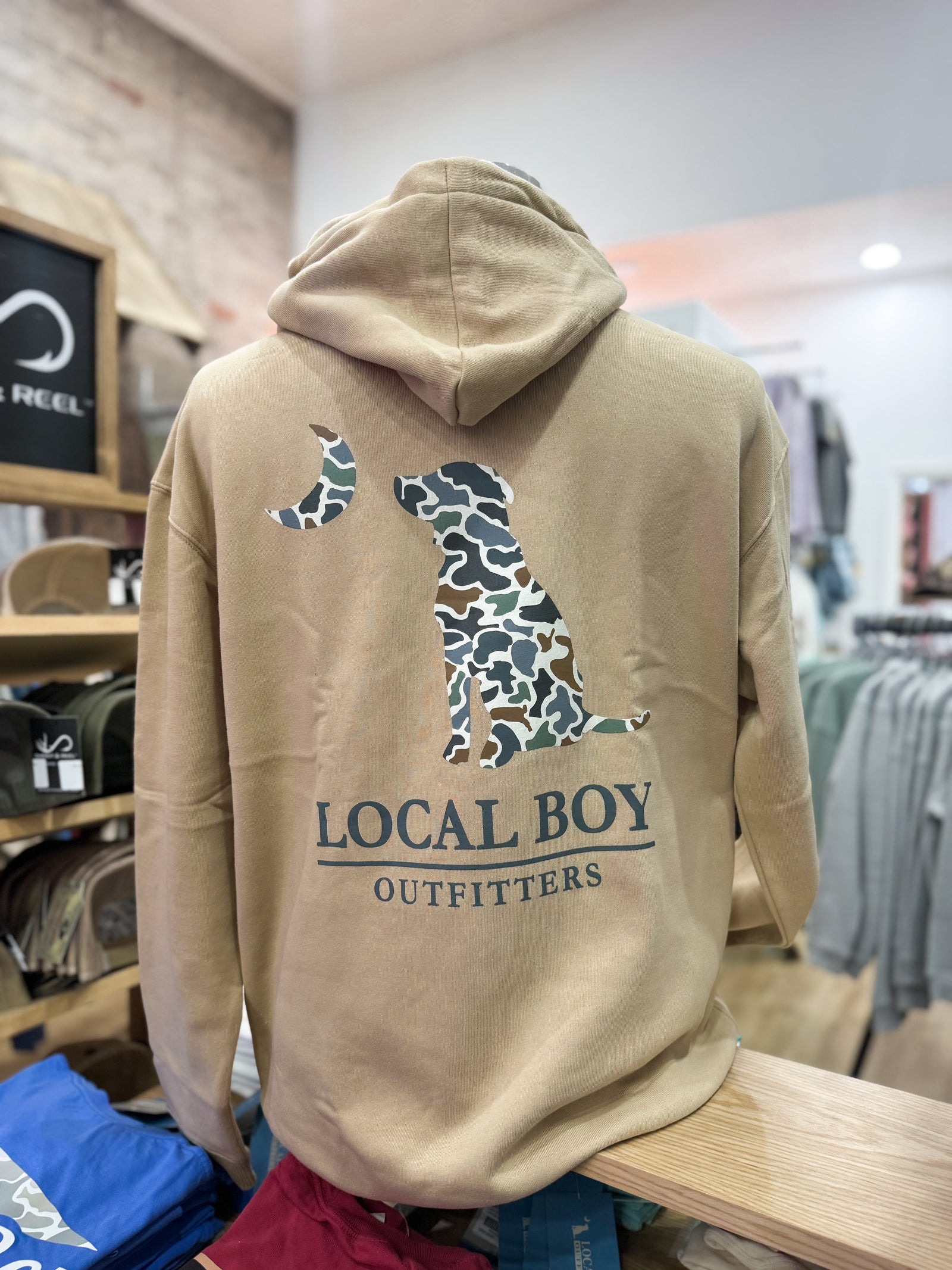Local Boy Localflage Bluff Dog & Moon Hoodie