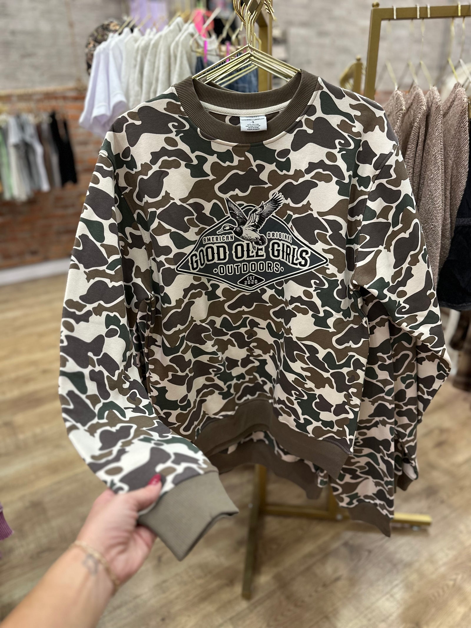 GOG Duck Diamond Crew Neck Pullover