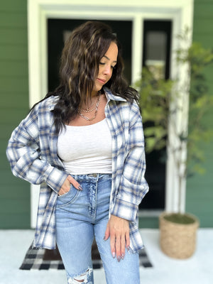 Jessie Plaid Button Down Top