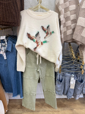 Duck Queen Sweater - Cream