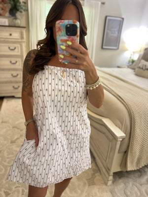 Sail With Me Anchor Babydoll Dress