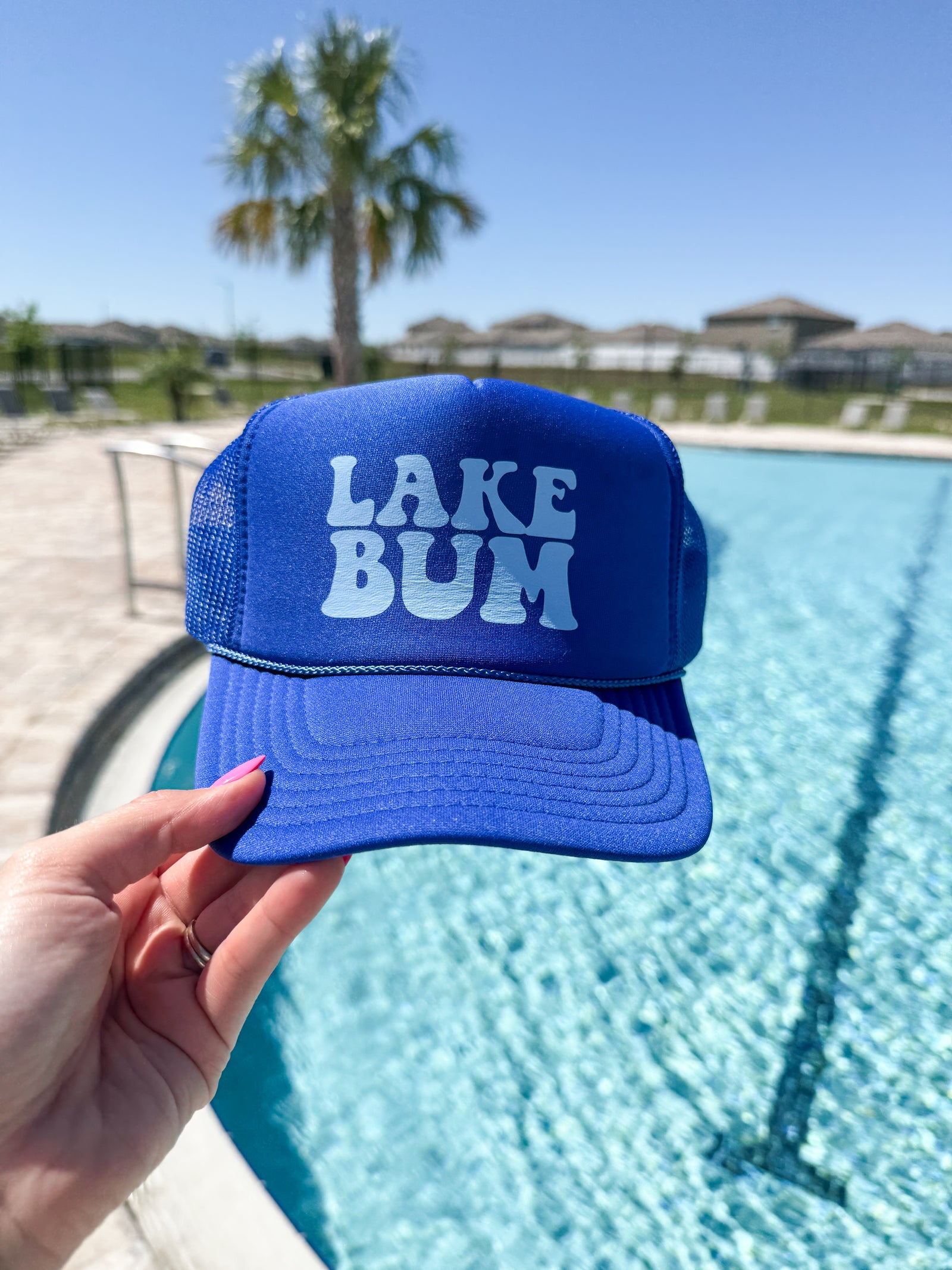 Lake Bum Trucker Hat