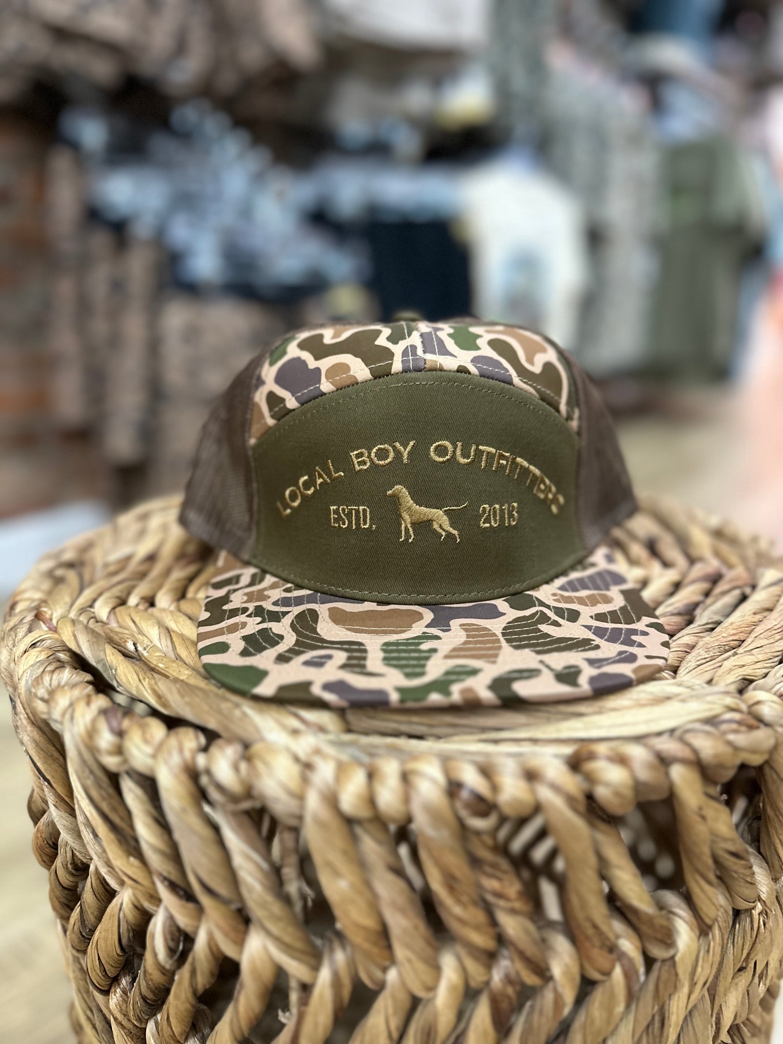 Local Boy Steady Glaze 7 Panel Hat