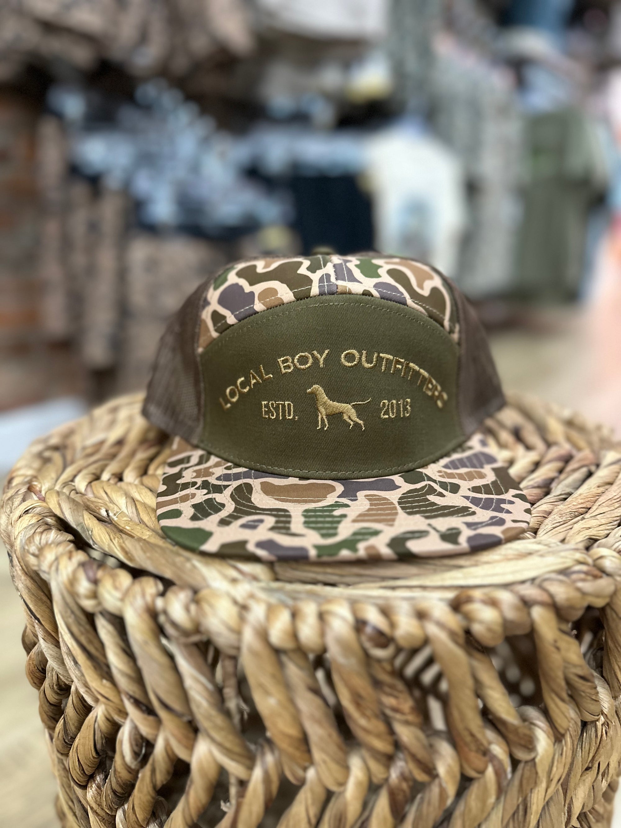 Local Boy Steady Glaze 7 Panel Hat