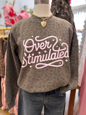 Overstimulated Leopard Pullover