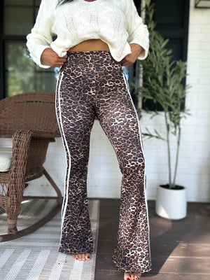 Clarrisa Leopard High Waisted Pants