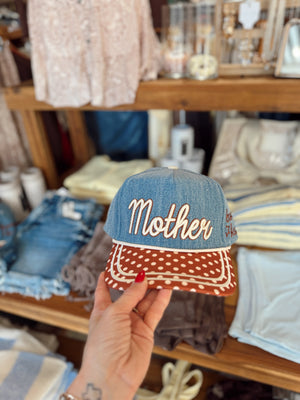 Denim Mother Trucker Hat