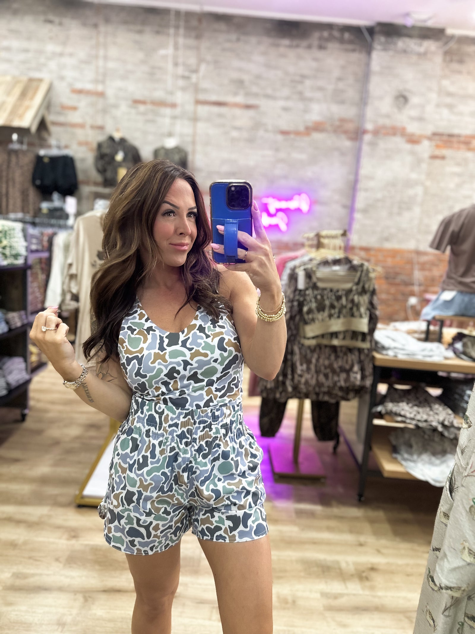 Local Girl High Waisted Volley Shorts - Localflage Bluff