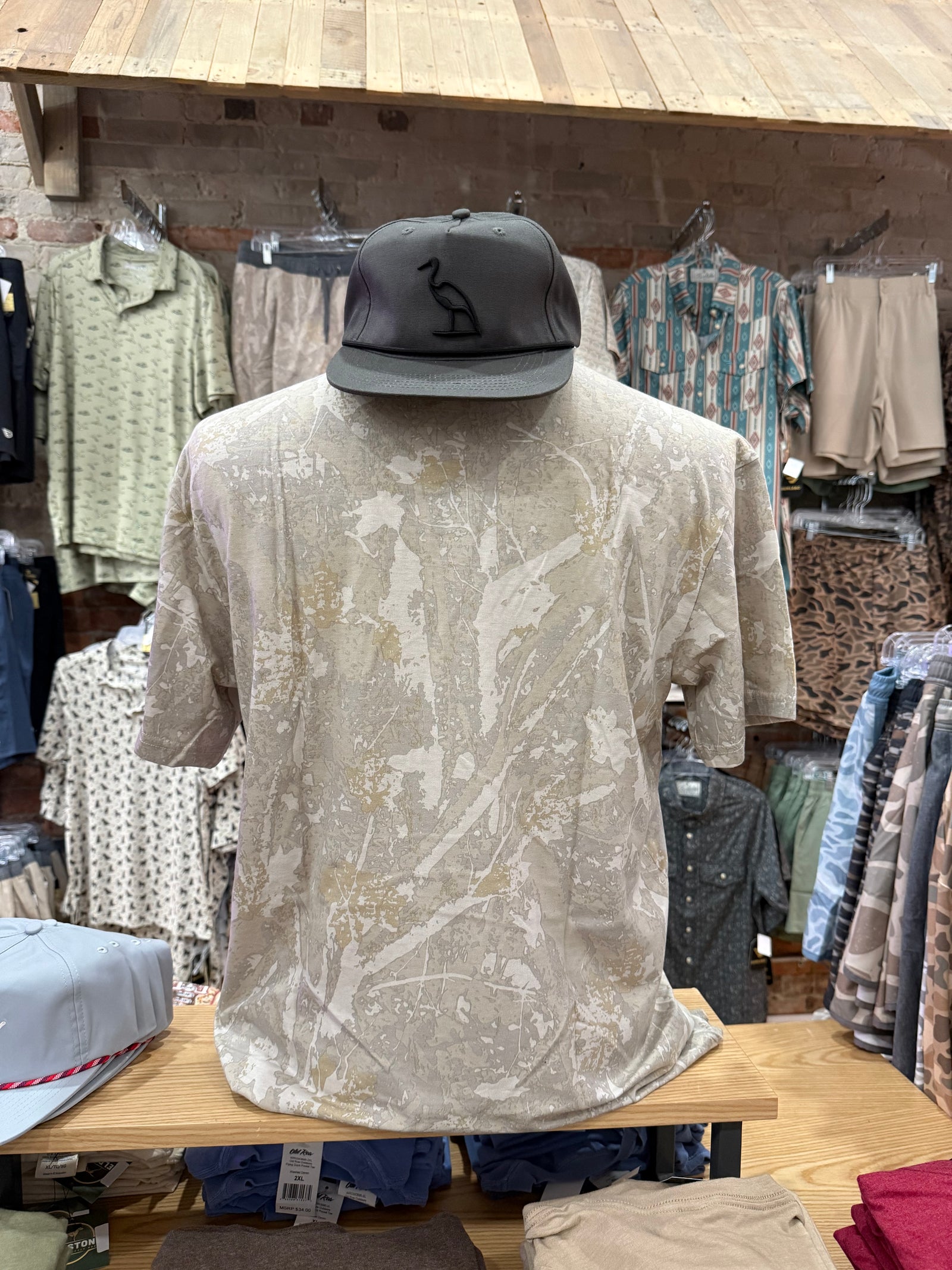 Burlebo Vintage Washed Tee - Drifter Camo