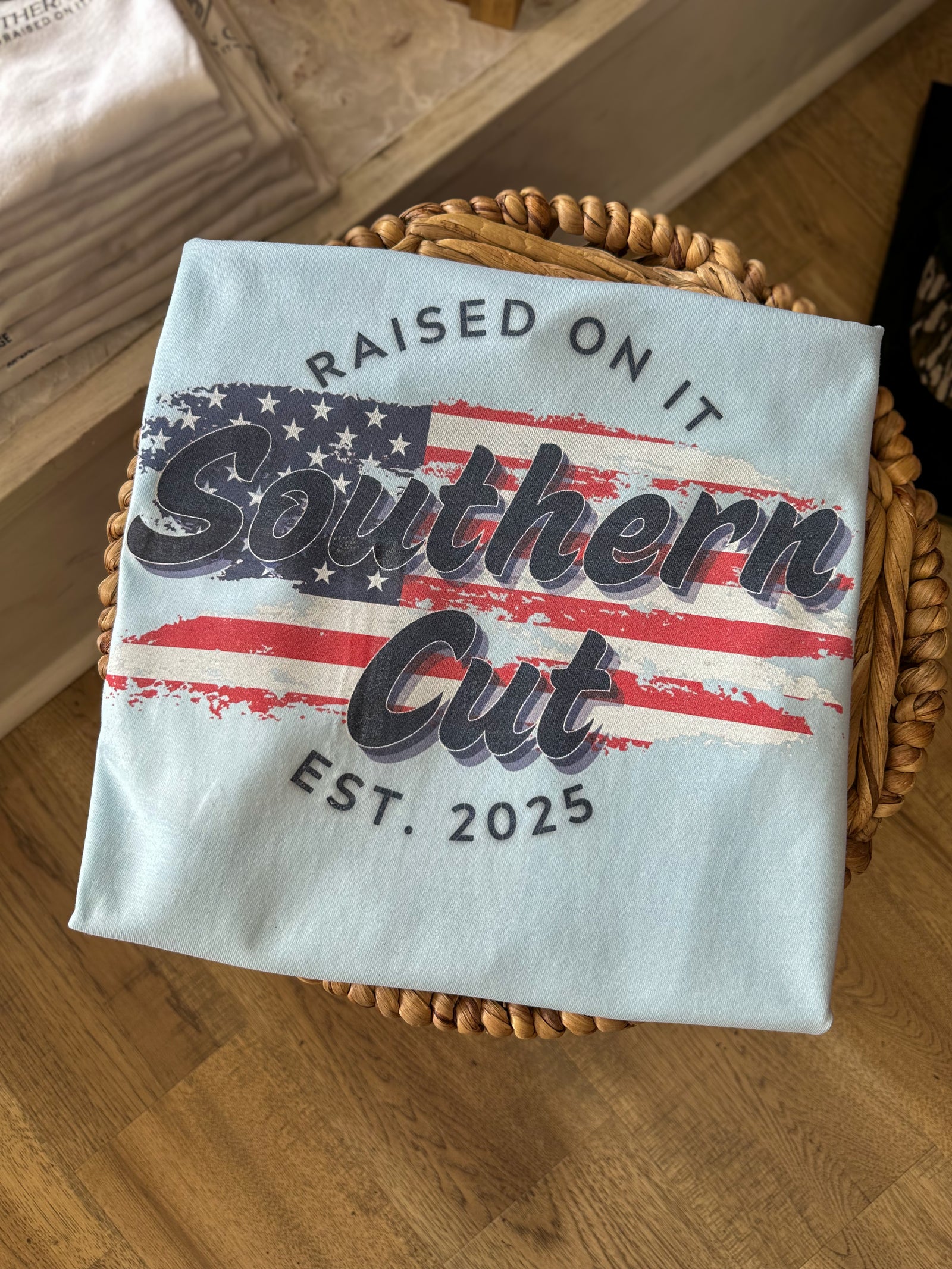 Southern Cut Comfort Colors Tee - American Flag