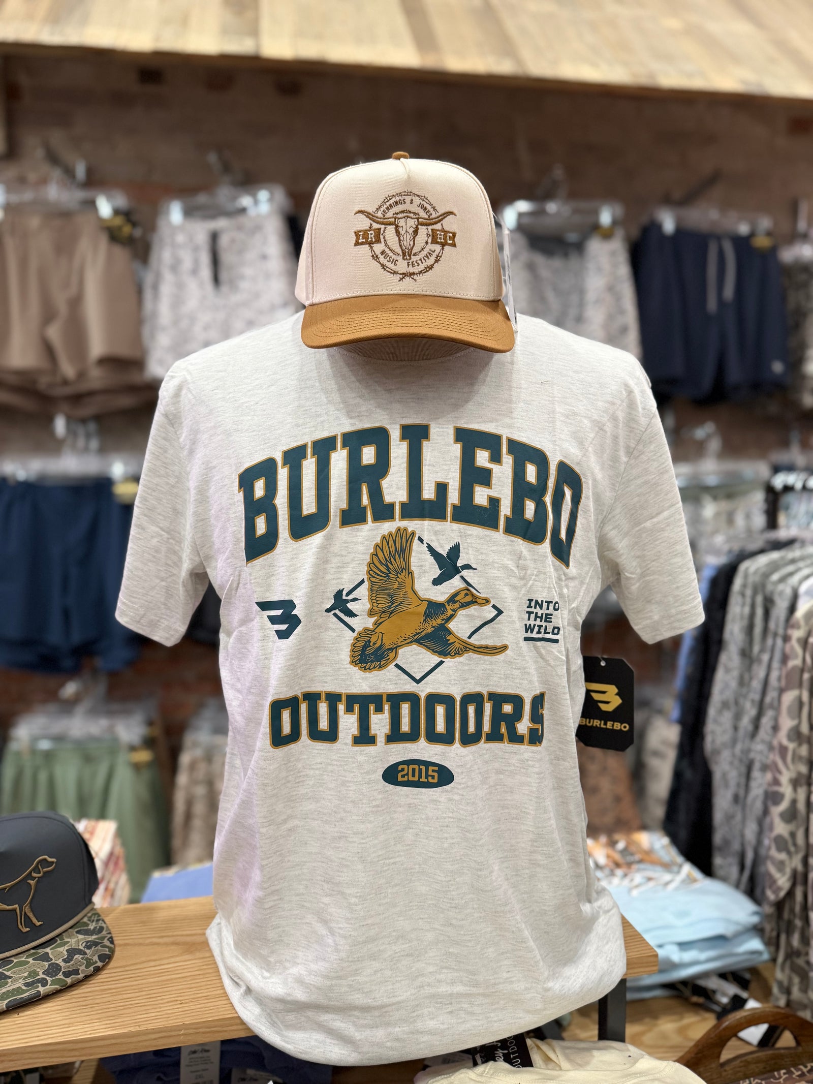 Burlebo Fly Wild Tee - Ash Grey