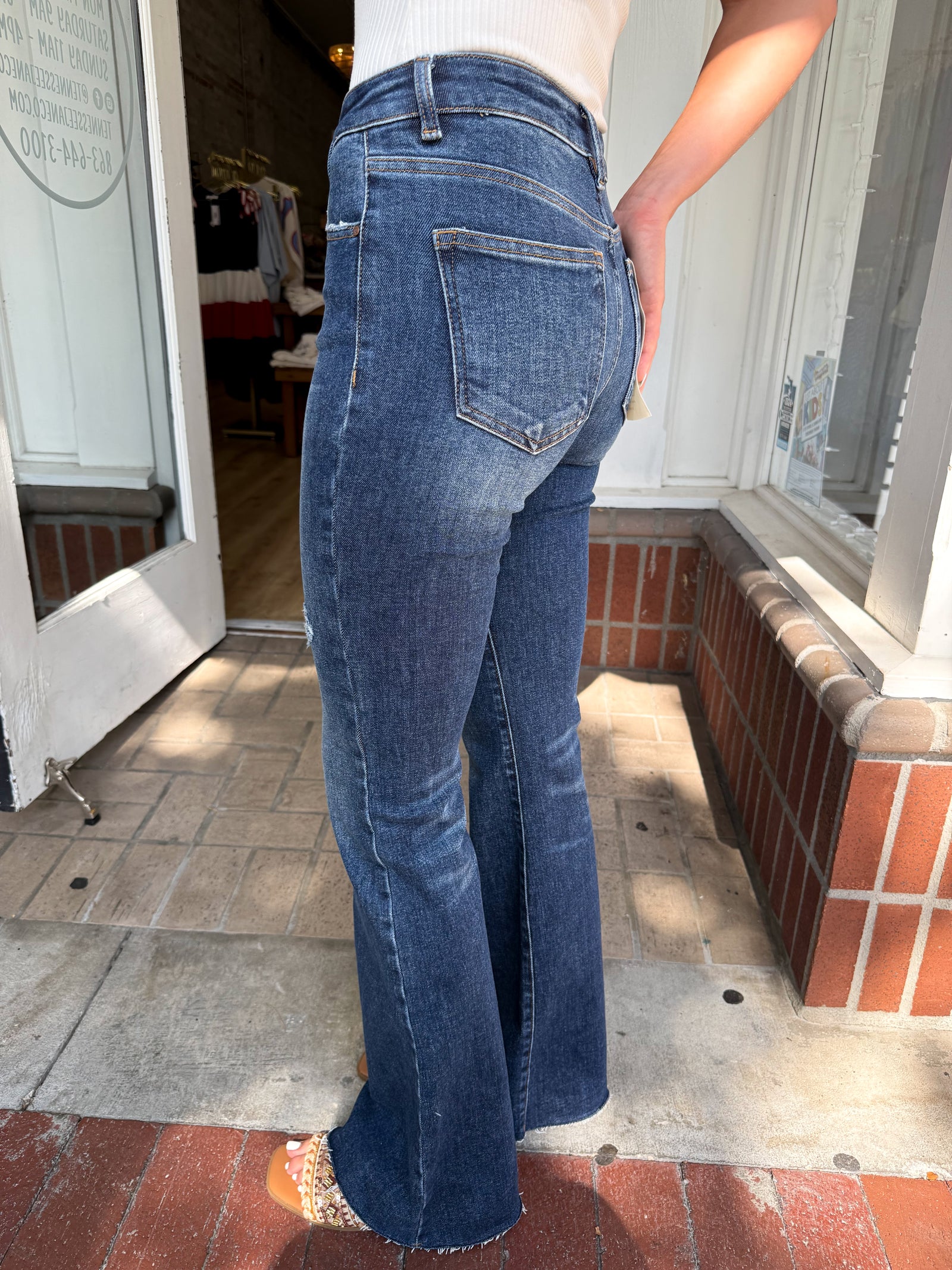 Baylee Mid Rise Flare Jeans