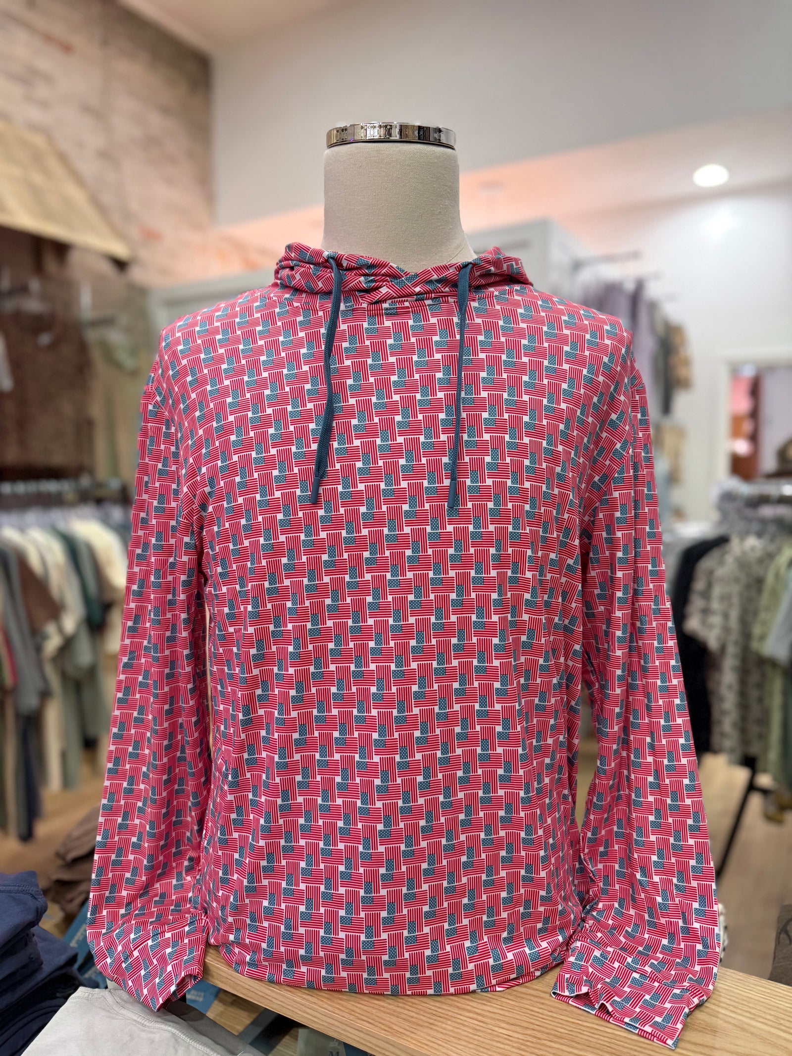 Burlebo Performance Hoodie - American Flag