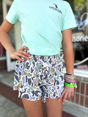 Youth Local Girl Petal Shorts - Localflage Bluff