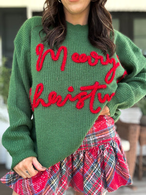 A Bright Merry Christmas Sweater