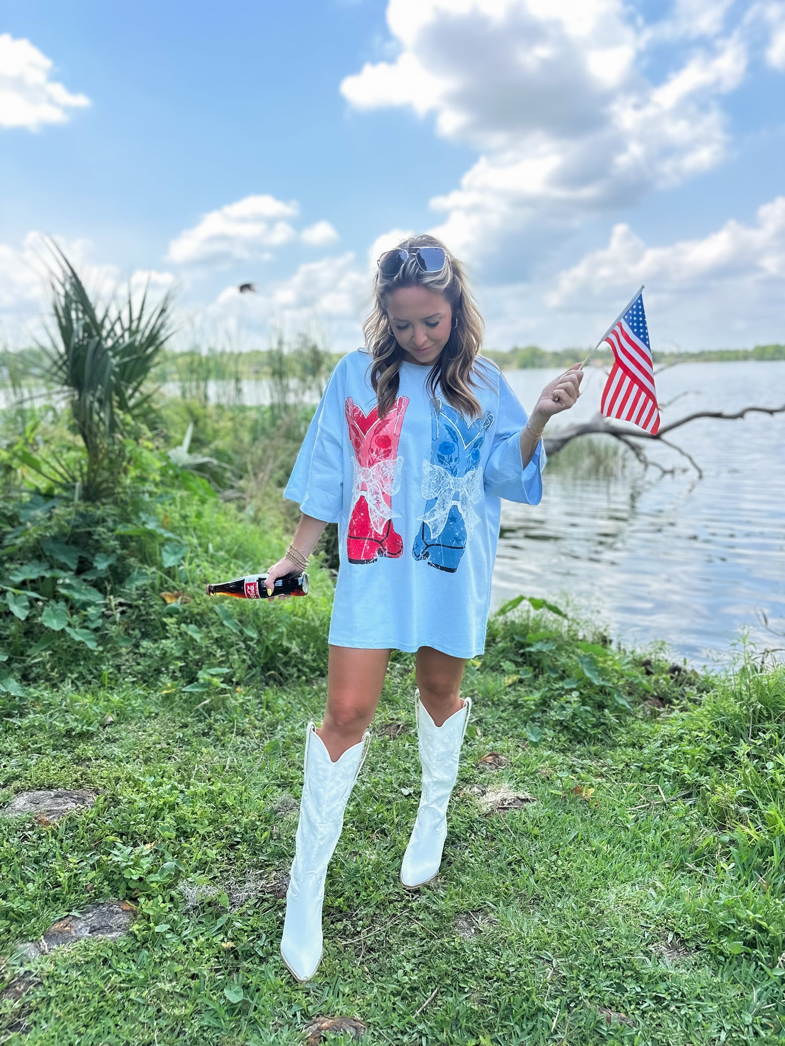 American Sweetheart Oversized Top