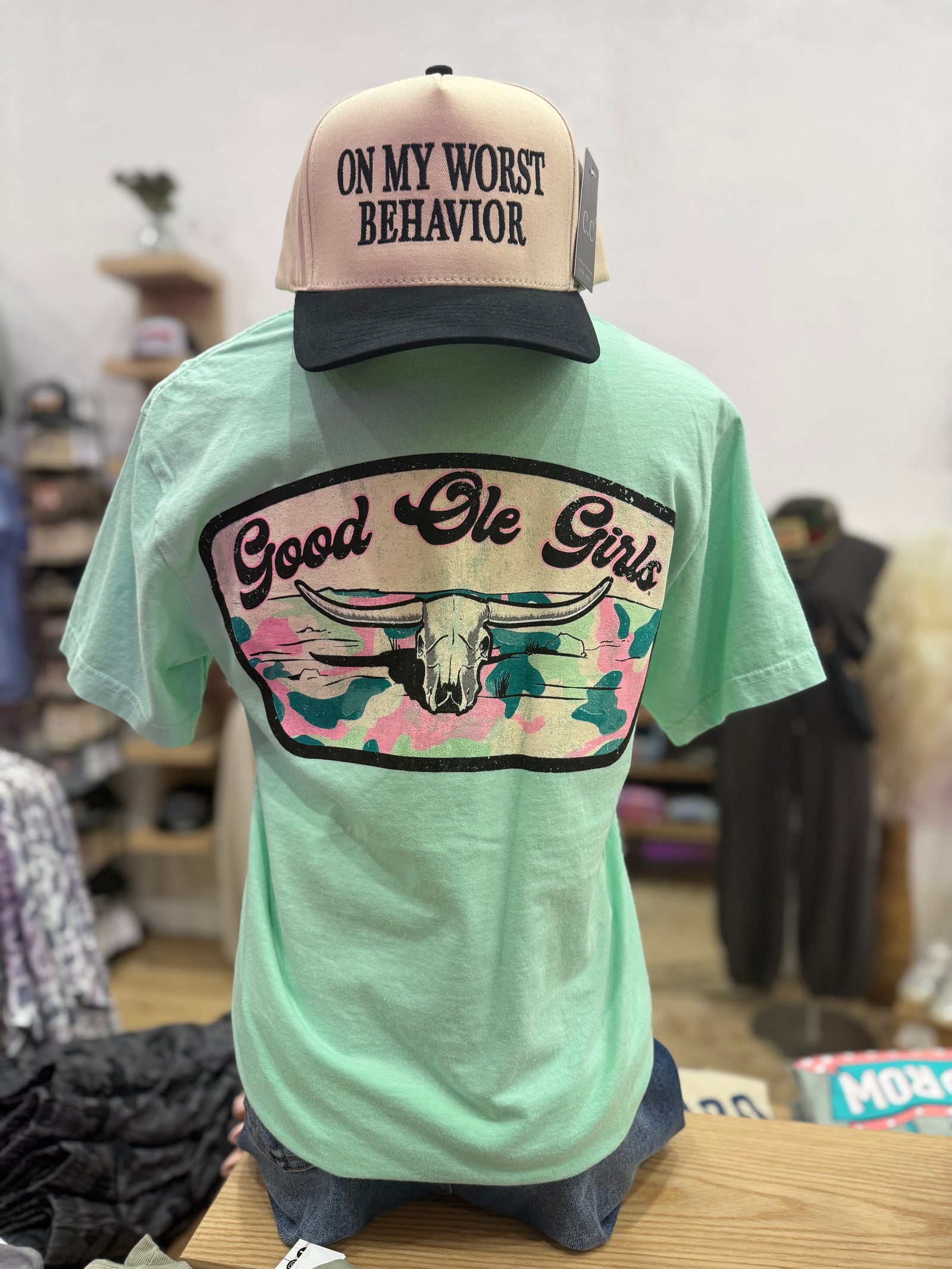 Good Ole Girls Tee - Longhorn Logo