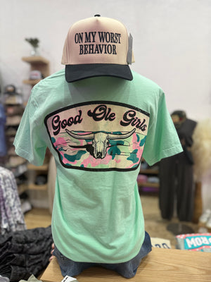Good Ole Girls Tee - Longhorn Logo