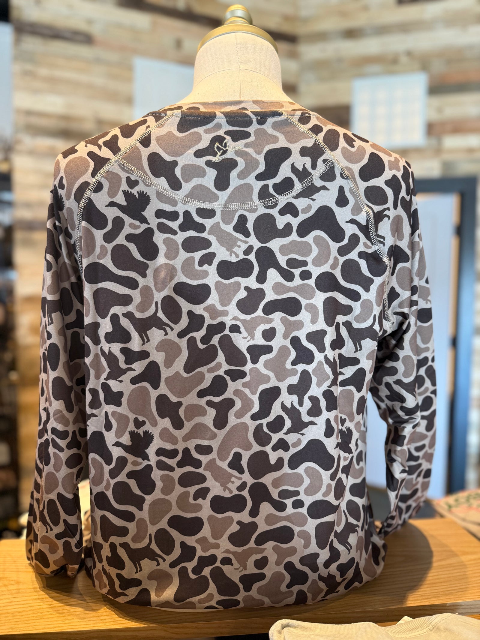 Combat Waterfowl Button Up Henley-Mosul