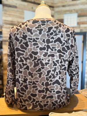 Combat Waterfowl Button Up Henley-Mosul