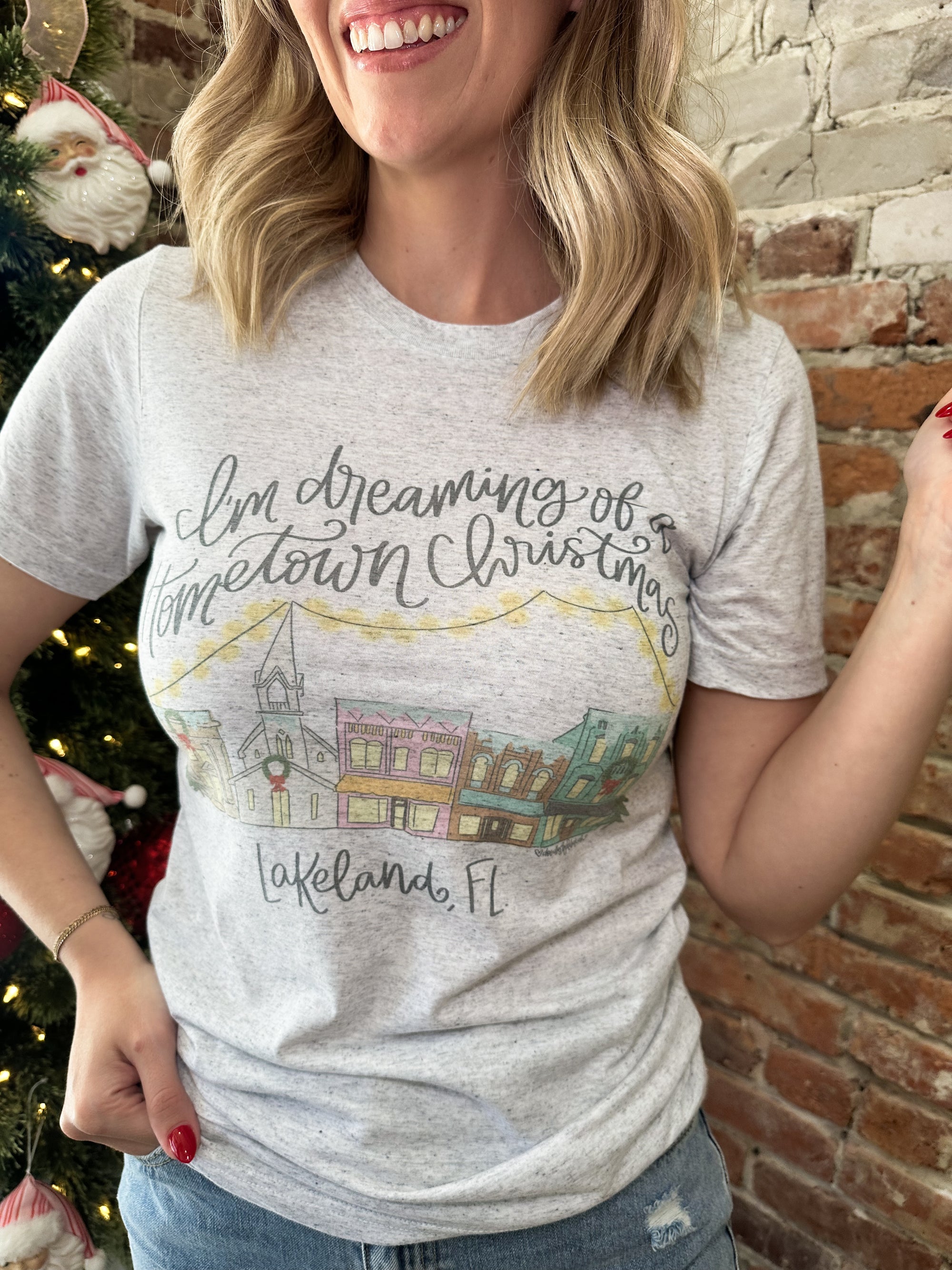 Hometown Christmas Lakeland, FL Tee