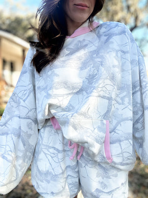 Rowan Snow Camo Hoodie Top