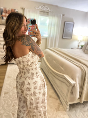 Marleigh Wide Leg Printed Pants