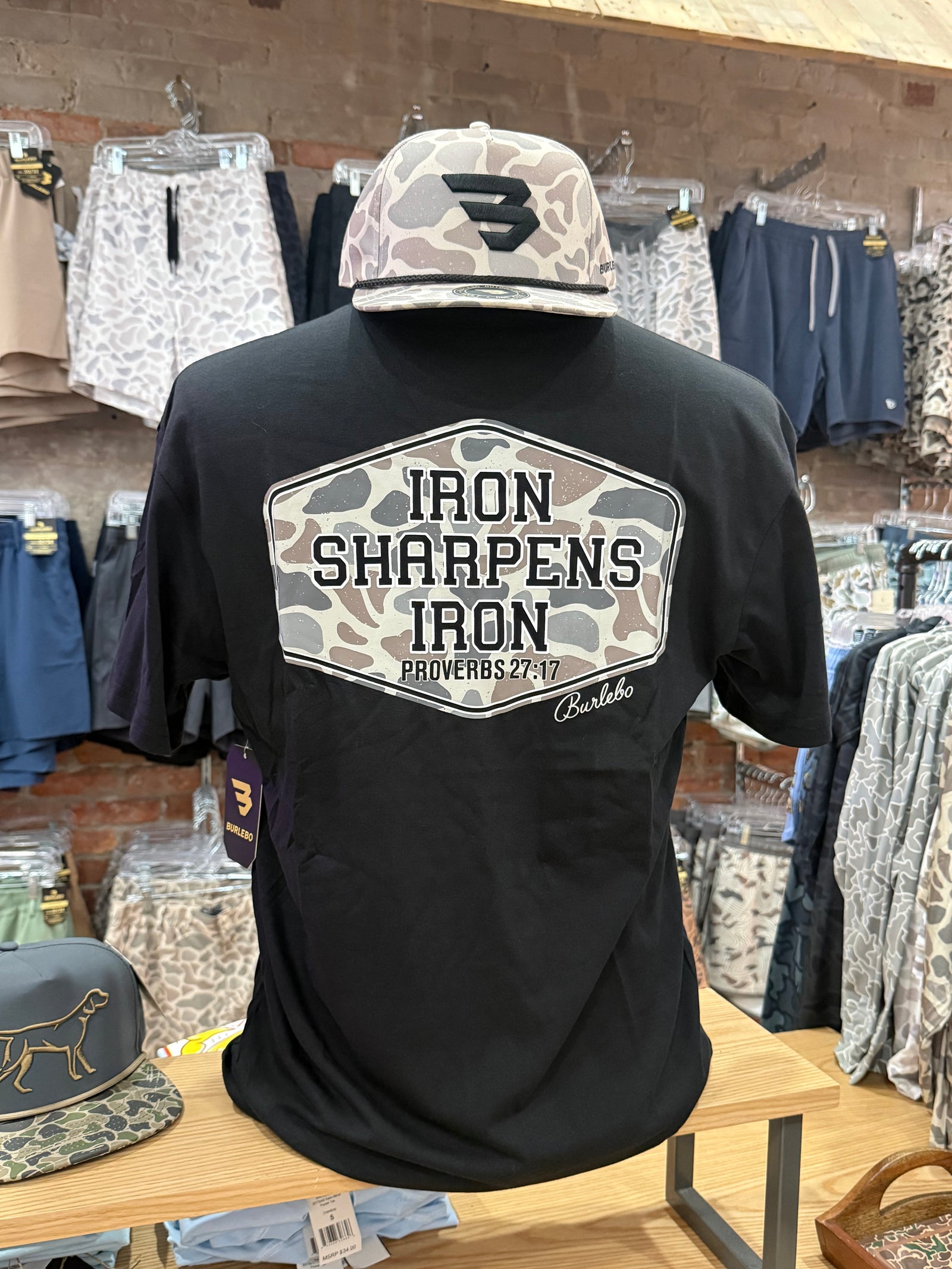 Burlebo Iron Sharpens Iron Tee - Black