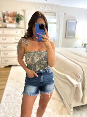 Bronwyn Bottomland Camo Tube Top