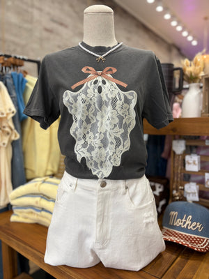 Girly Ghost Comfort Colors Tee
