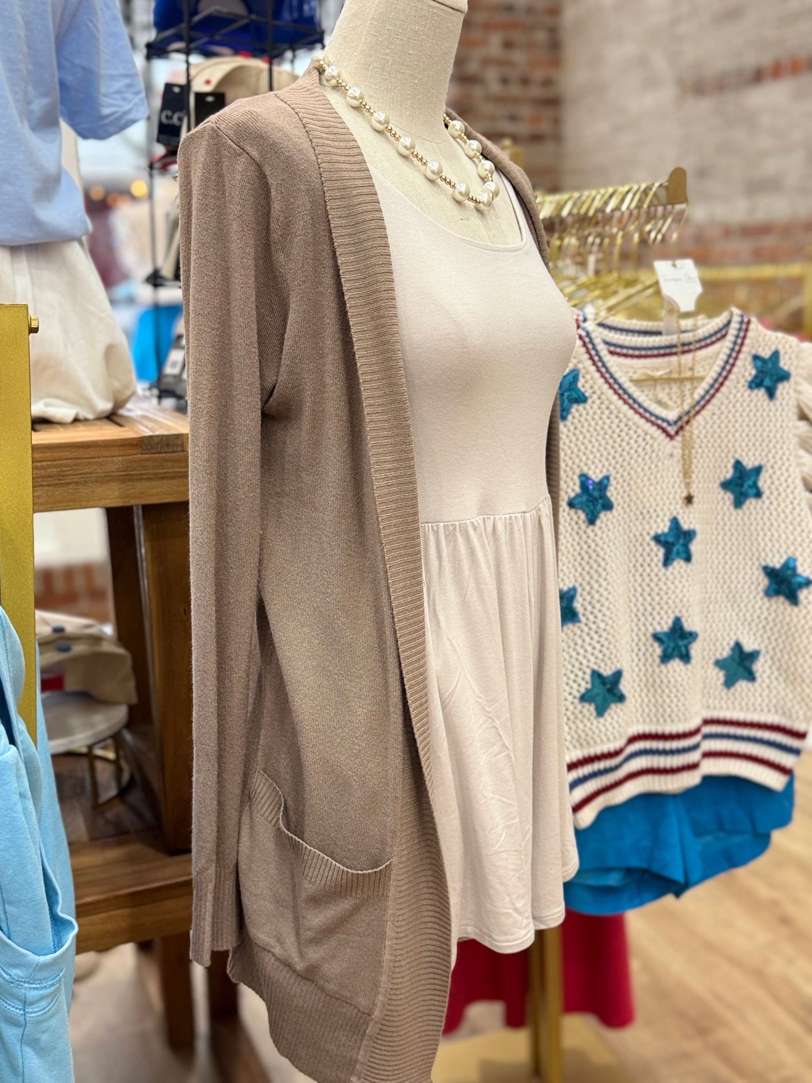 Jolene Knit Cardigan - Mocha