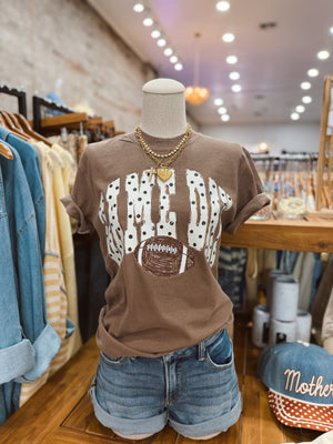 Polka Dot Game Day Comfort Colors Tee