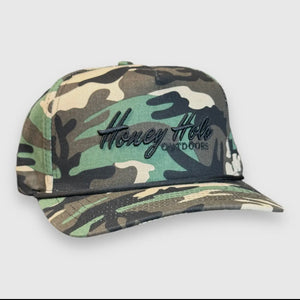 Honey Hole Cotton Rope Men's Hat - Camo Heritage
