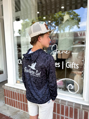 Youth Southern Cut Pro Hoodie - Midnight Camo