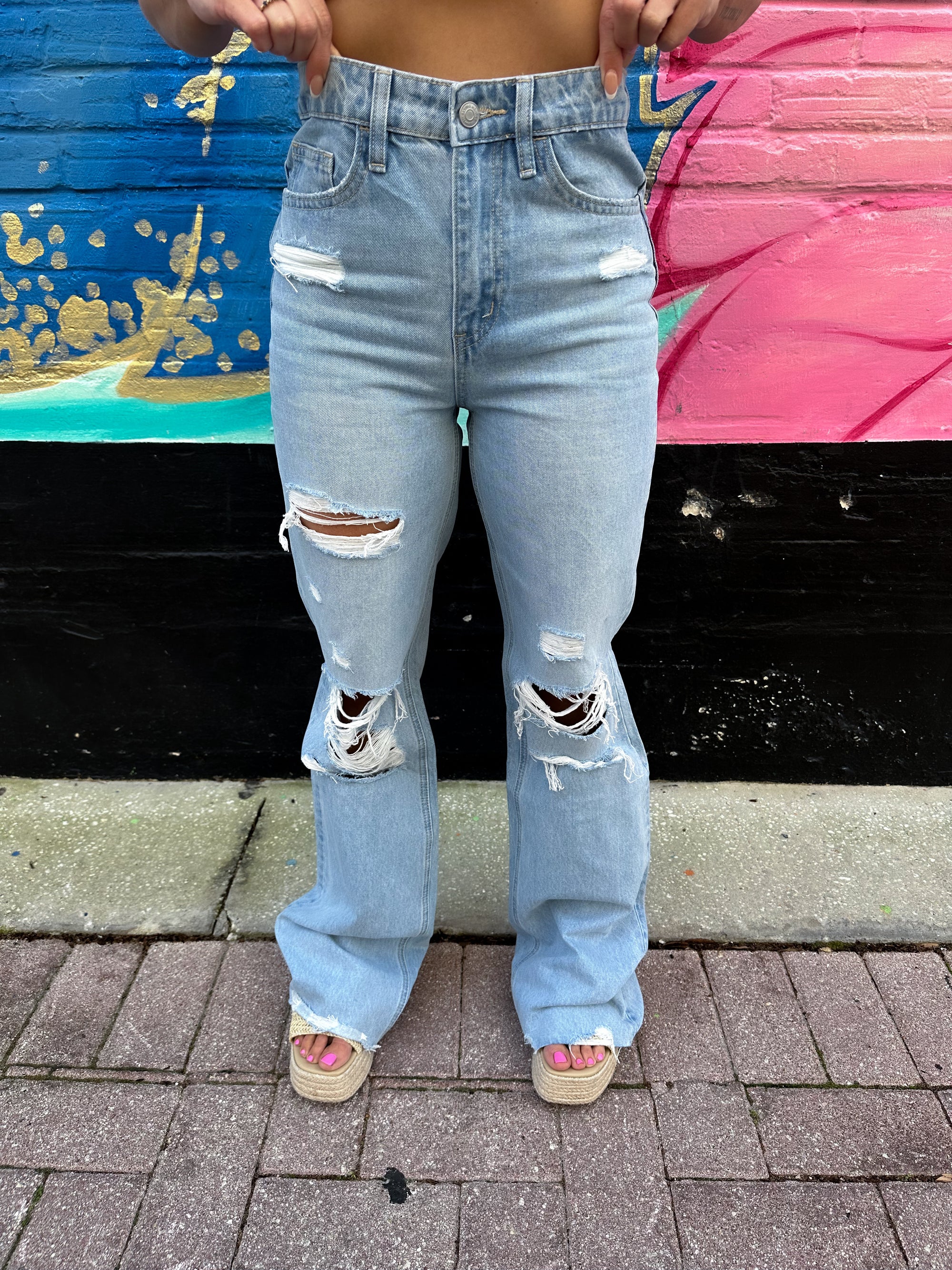 Only Good Times 90's Vintage Flare Jeans