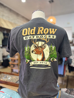 Old Row Outdoor Deer Pocket Tee - Pepper