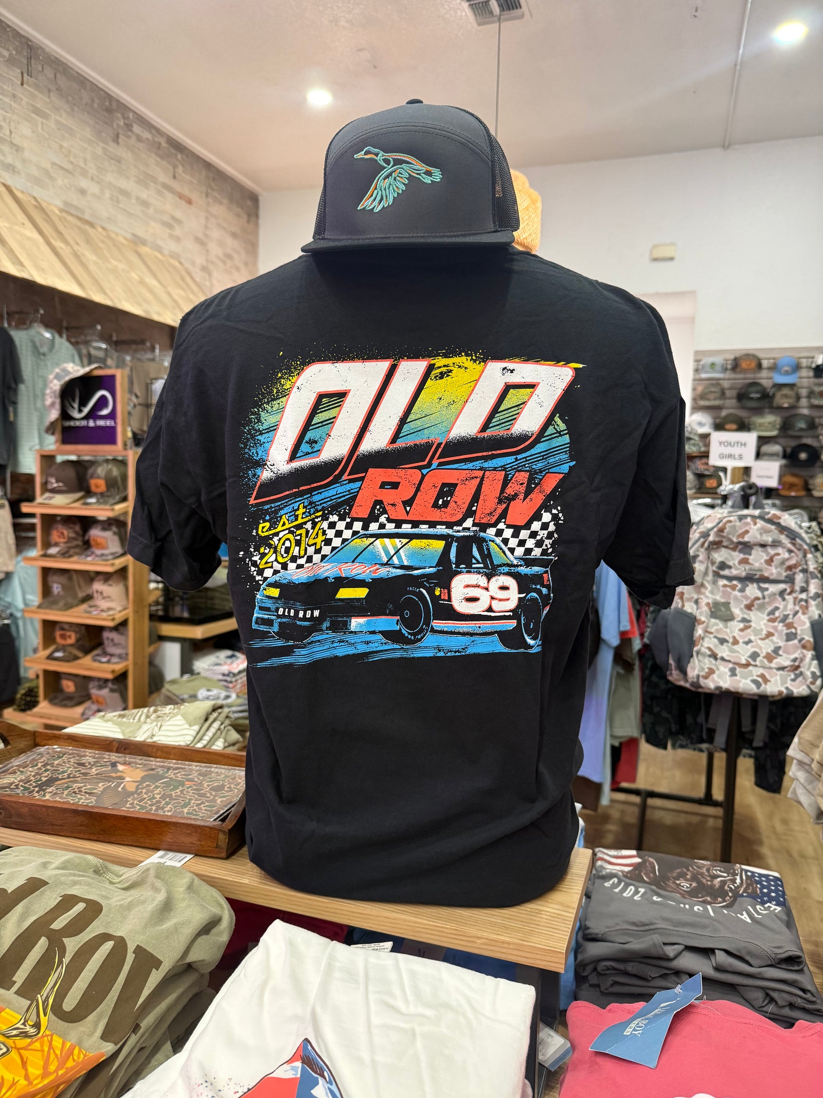 Old Row Racing Pocket Tee - Black