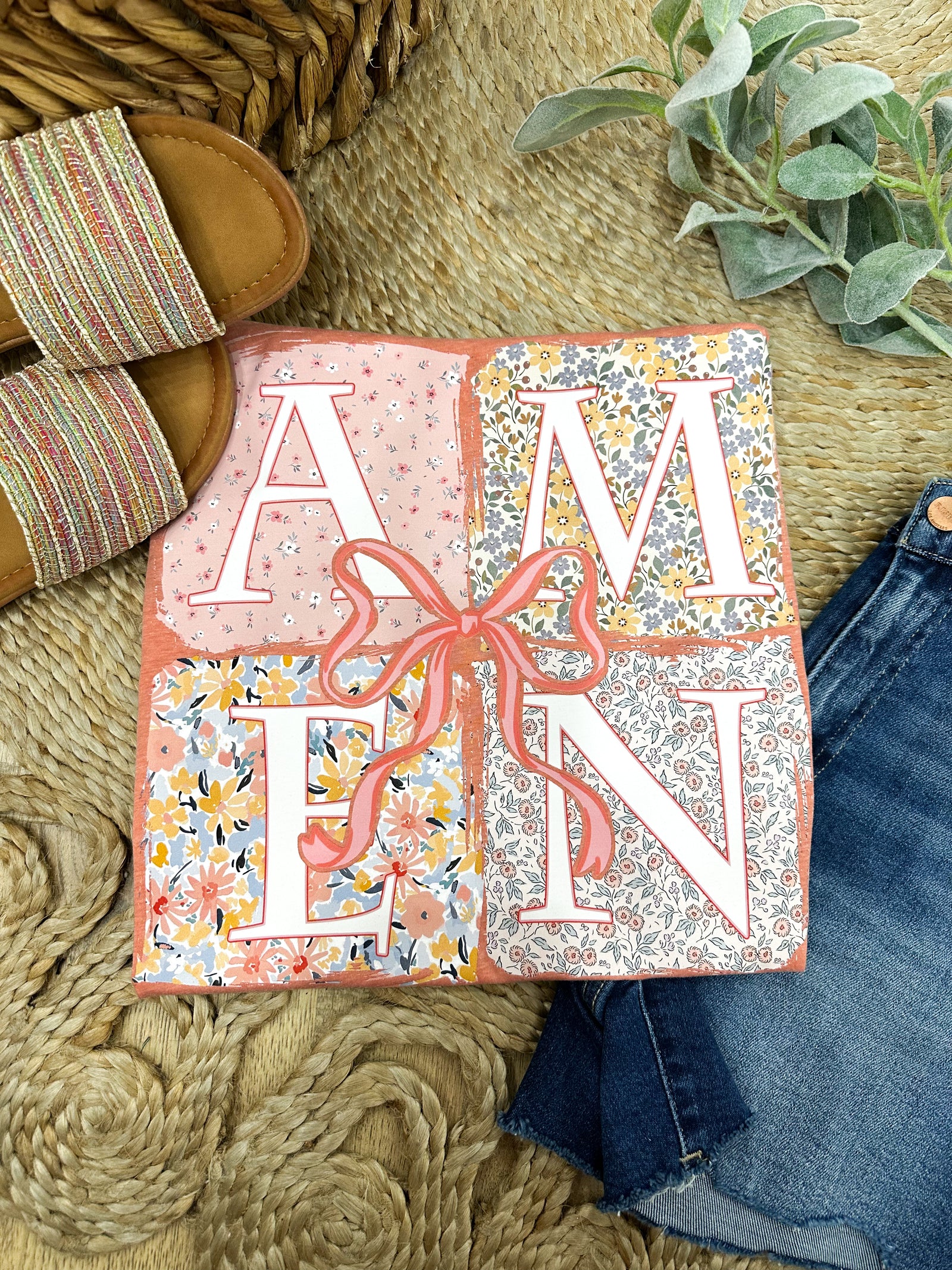 Amen Patch Bella + Canvas Tee