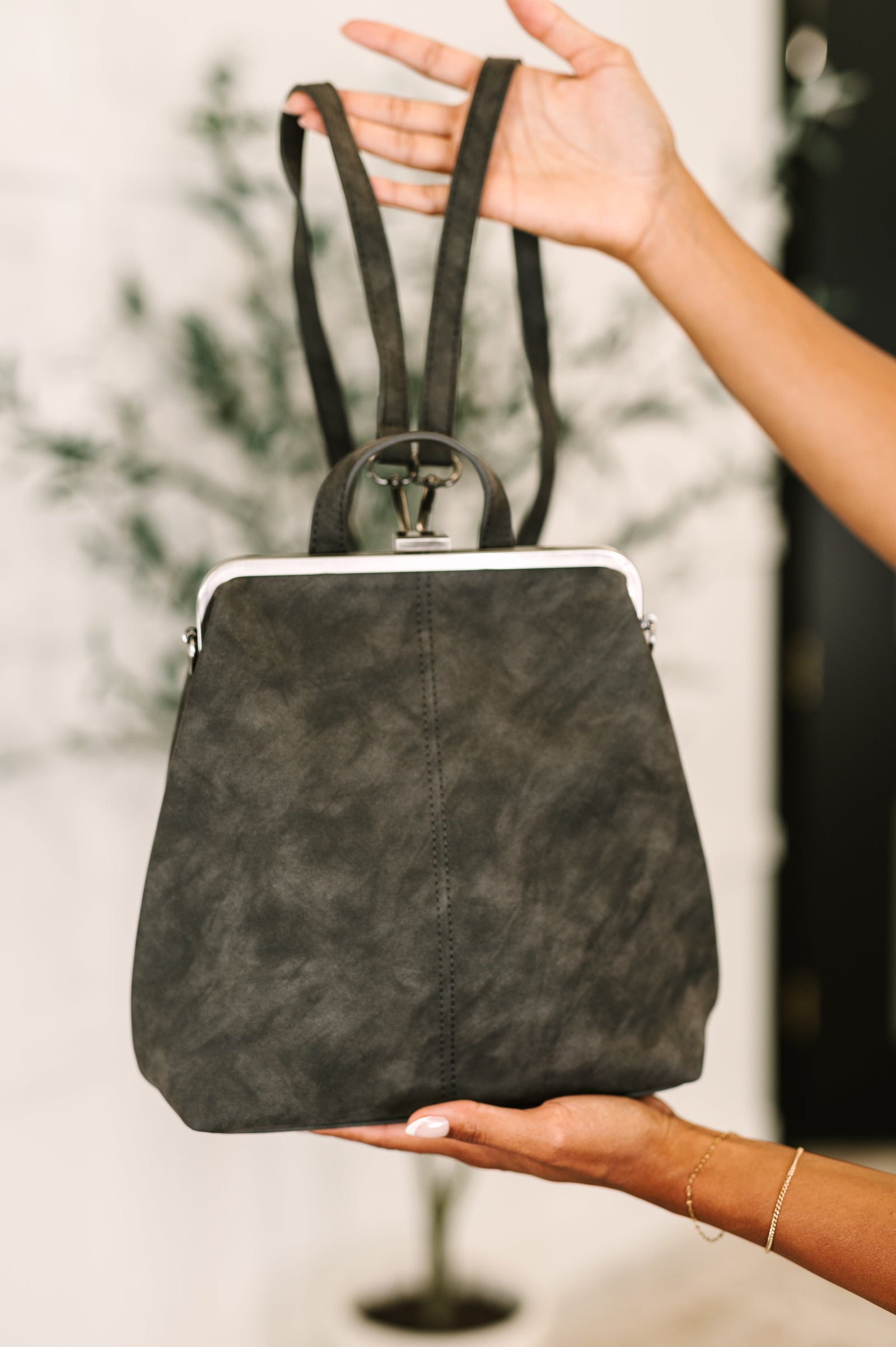 Bridget Backpack in Charcoal